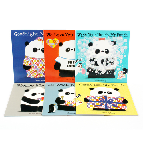 MR PANDA SIX-BOOKSHRINKWRAP SET