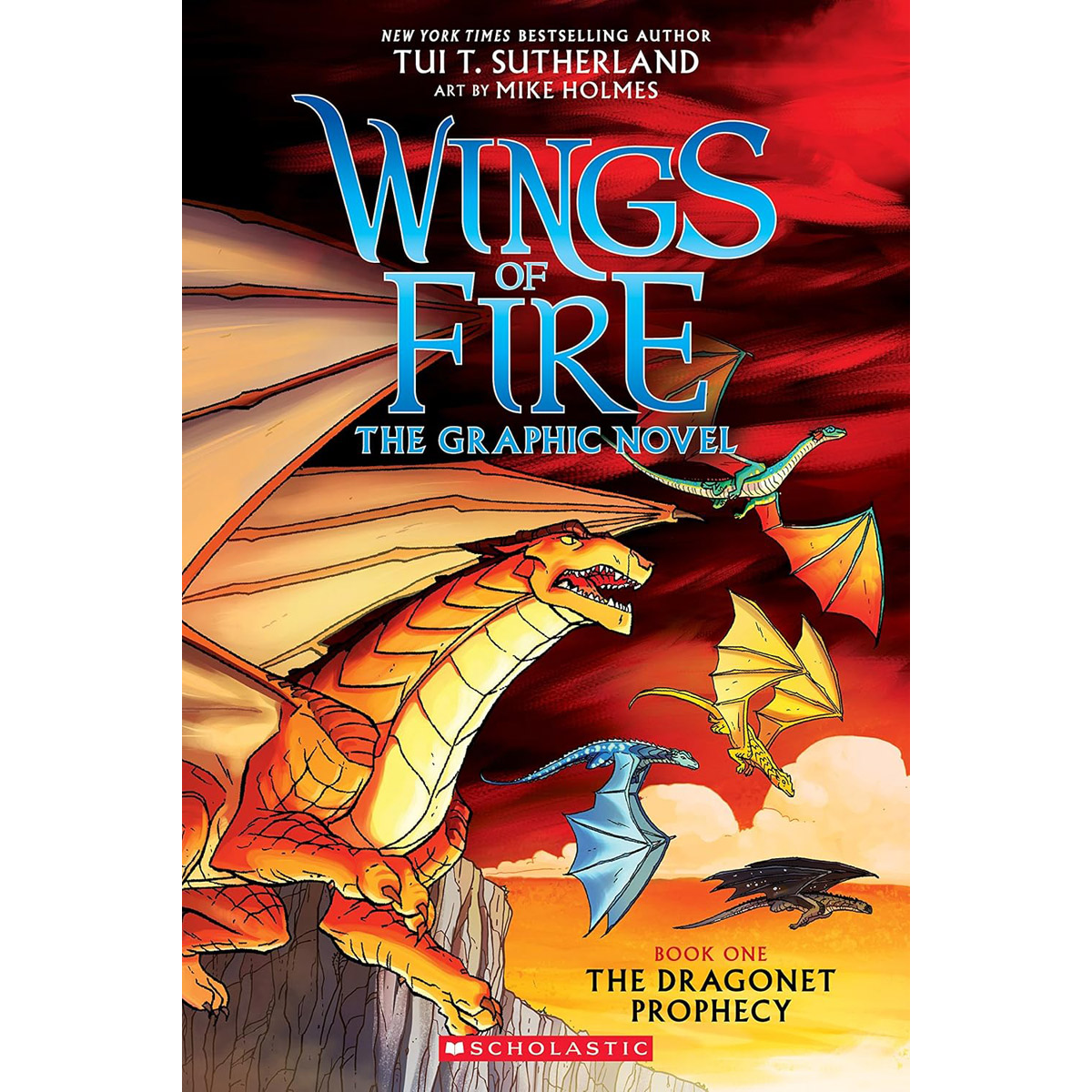 Wings of Fire Graphic Novel #1: The Dragonet Prophecy