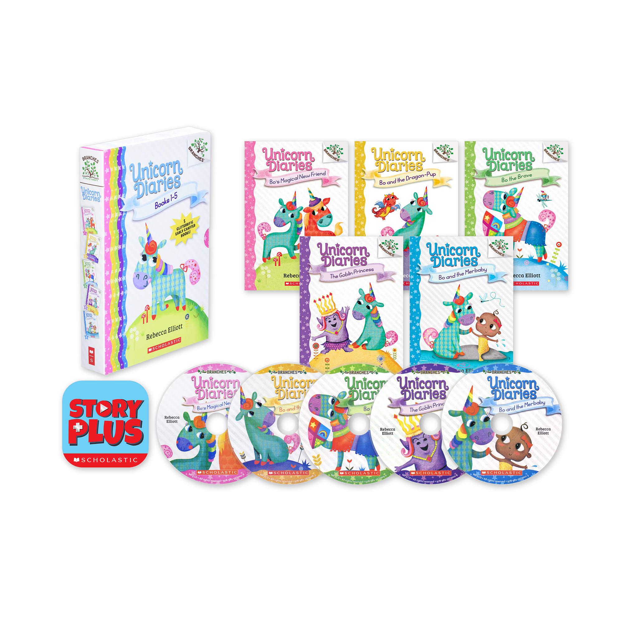 Unicorn Diaries #1~5 Boxset (with CD & Storyplus)+Wordbook