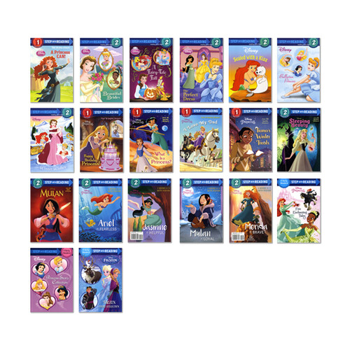 Step into Reading: Disney Princess 18종 세트