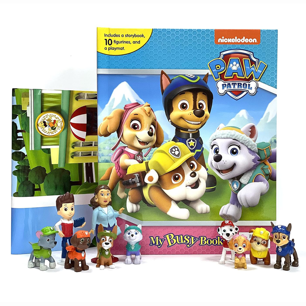 My Busy Books: Paw Patrol Girls (with 미니피규어 10개+놀이판)