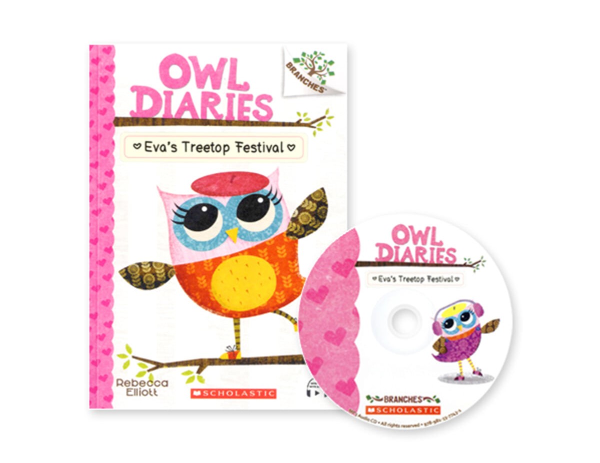 Owl Diaries #1:Eva's Treetop Festival (with CD & Storyplus QR) New