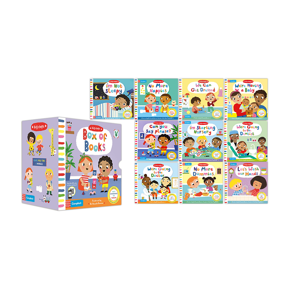 [행사]Big Steps 10-book QR slipcase