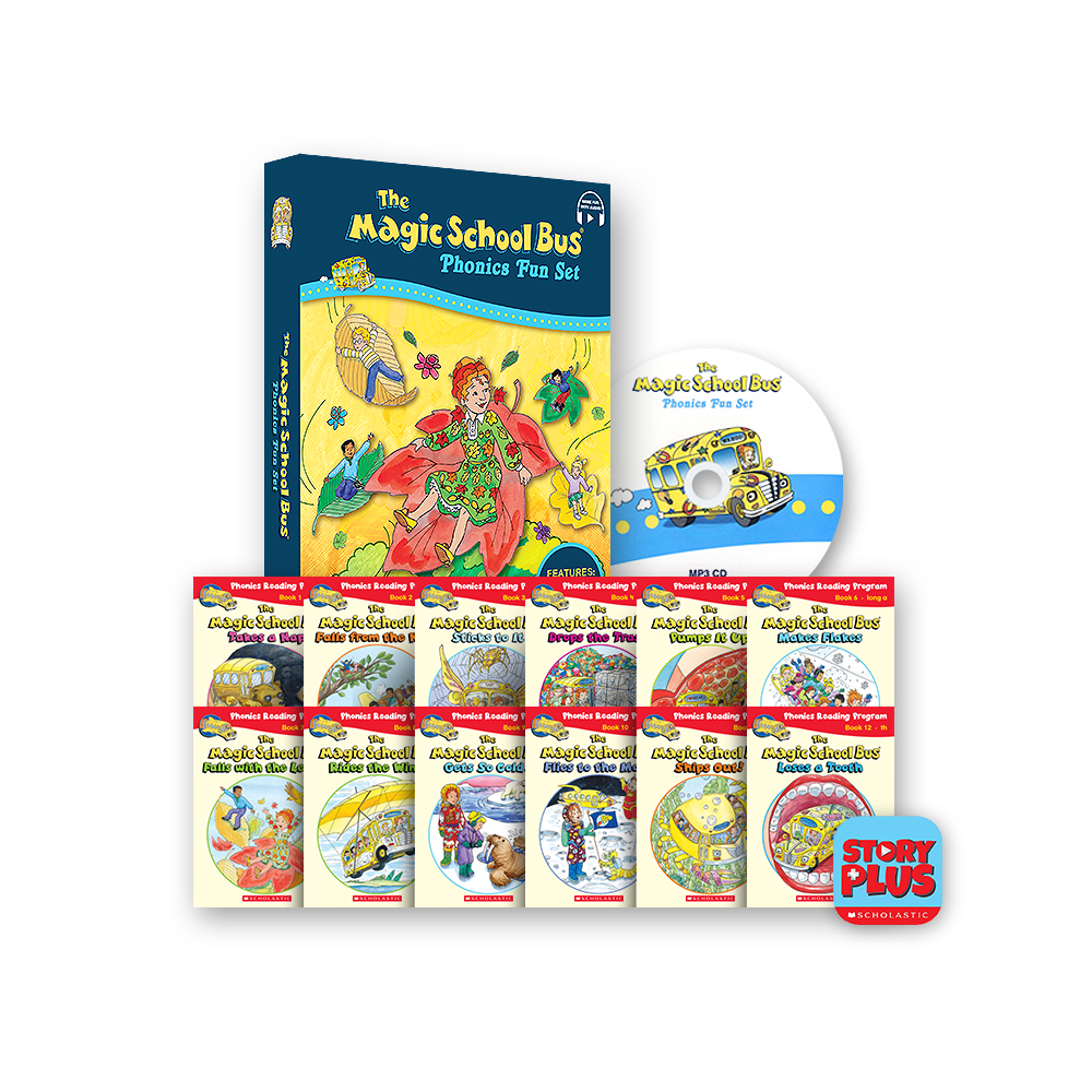 SC-Magic School Bus Phonics Fun Set (with MP3 CD & Storyplus QR)