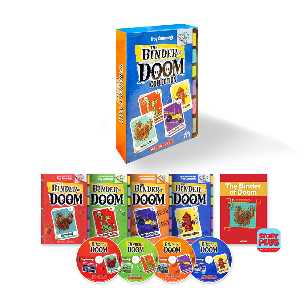 The Binder of Doom #1-4 (with CD+StoryPlus) +Wordbook Set