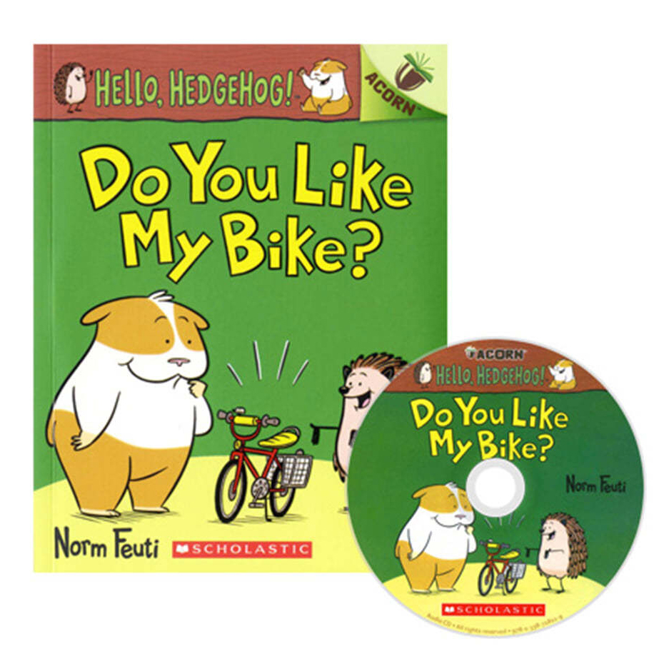 Hello, Hedgehog! #1: Do You Like My Bike? (WITH CD & STORYPLUS) NEW
