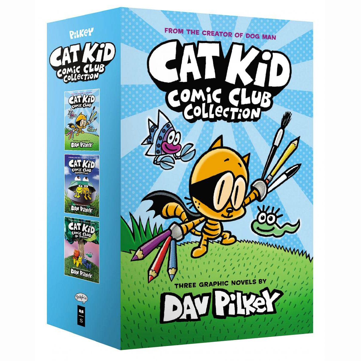 The Cat Kid Comic Club Collection: From the Creator of Dog Man (#1-3 Boxed Set)