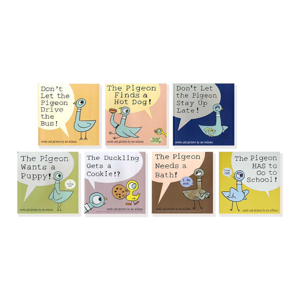 Mo Willems Pigeon 7 Book Collection (Paperback)