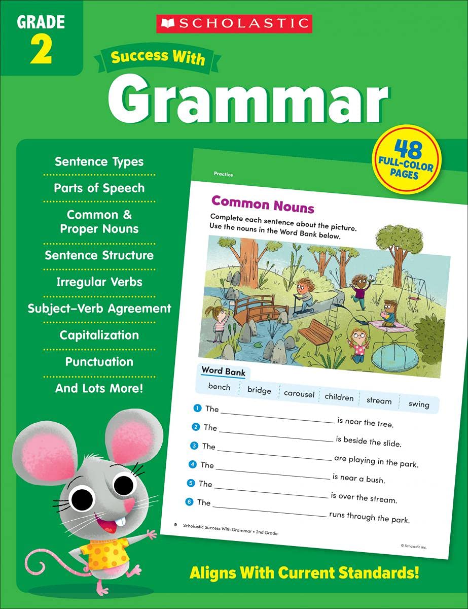 Success With Grammar Grade 2 Workbook