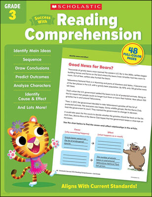 Scholastic Success With Reading Comprehension: Grade 3 Workbook