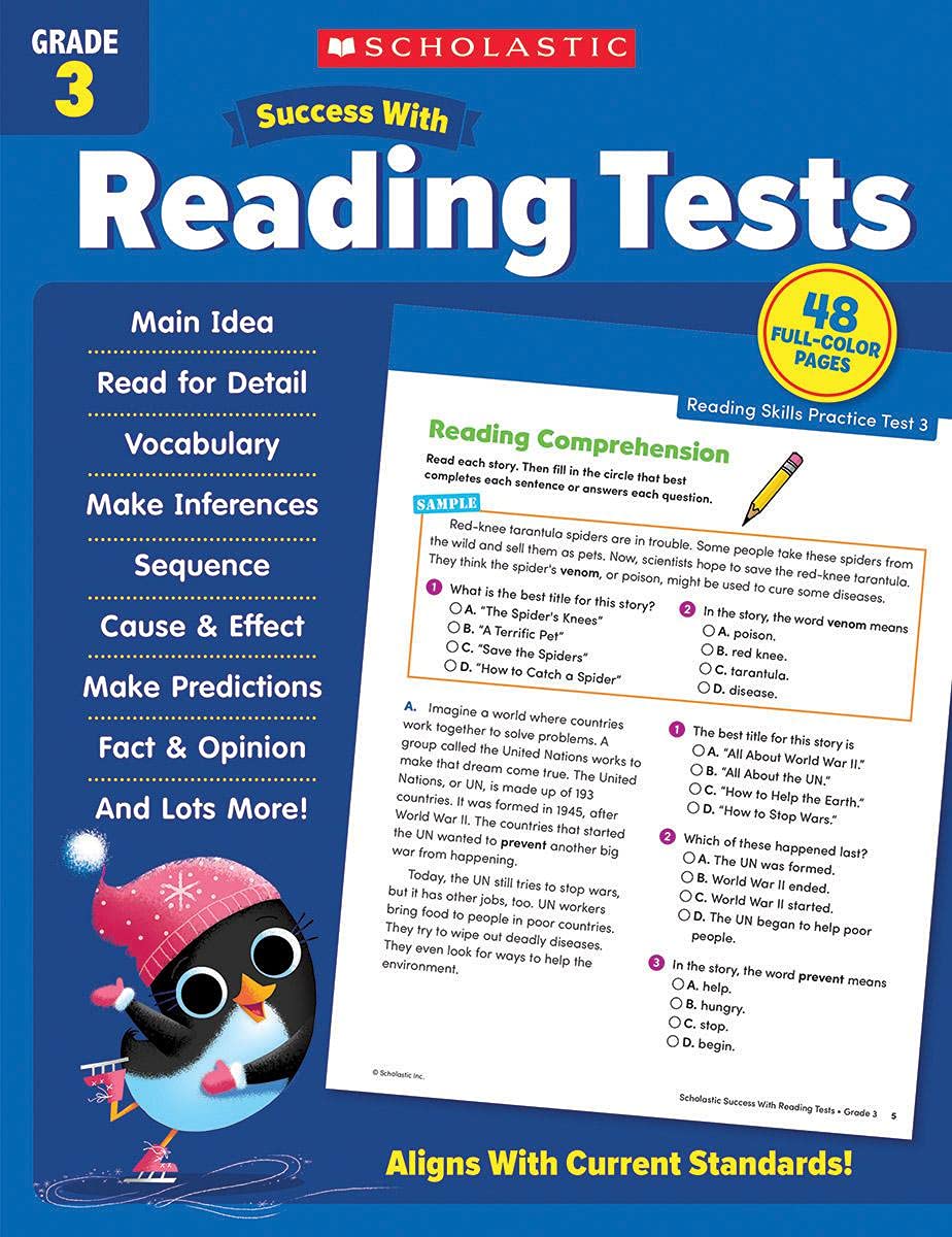 SC-Success with Reading Tests: Grade 3 Workbook