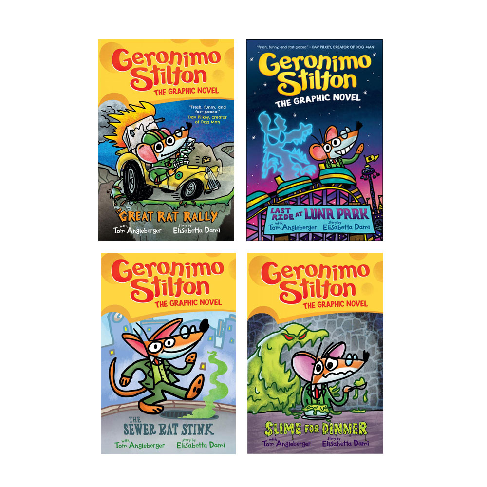 Geronimo Stilton Graphic Novel #1~4 Set