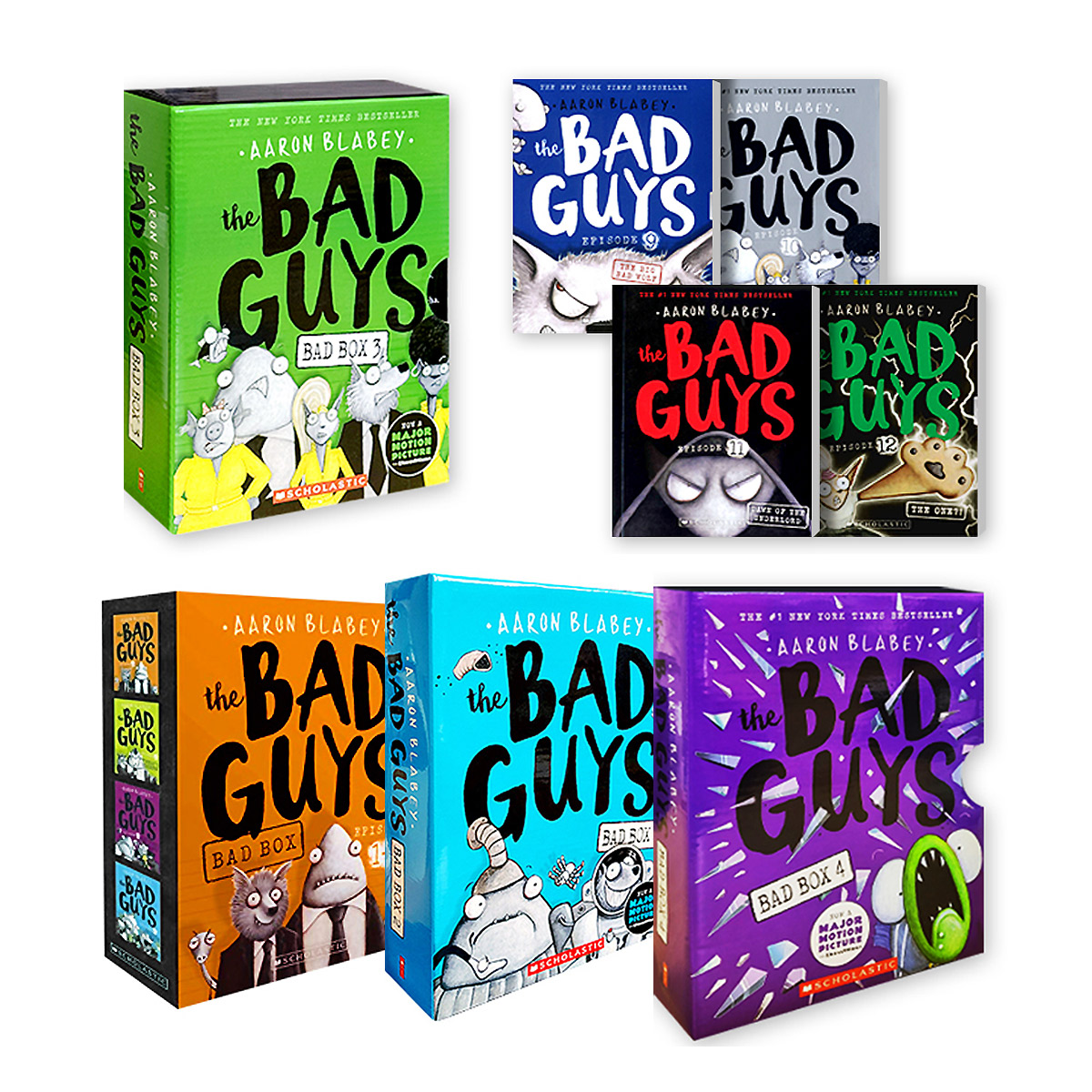 THE BAD GUYS: THE BAD BOX 1-4 (#1~16)