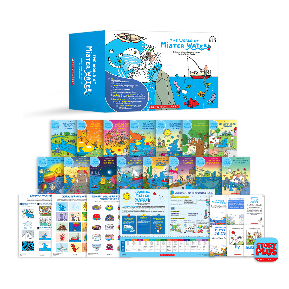 ★사은품(클리포드 노트)★ The World of Mister Water Box Set (WITH STORYPLUS) / 물아저씨