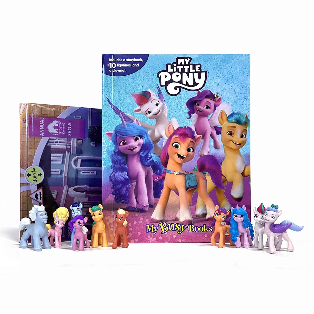 My Busy Books: My Little Pony (with 미니피규어 10개+놀이판)