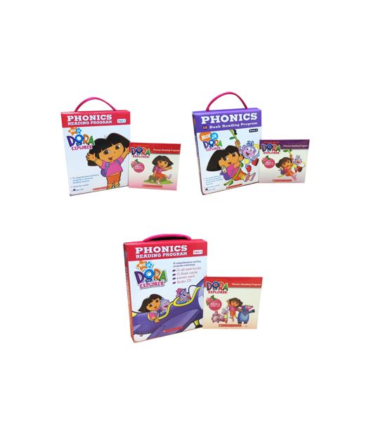 Dora The Explorer Phonics Fun Pack 3종 with CD