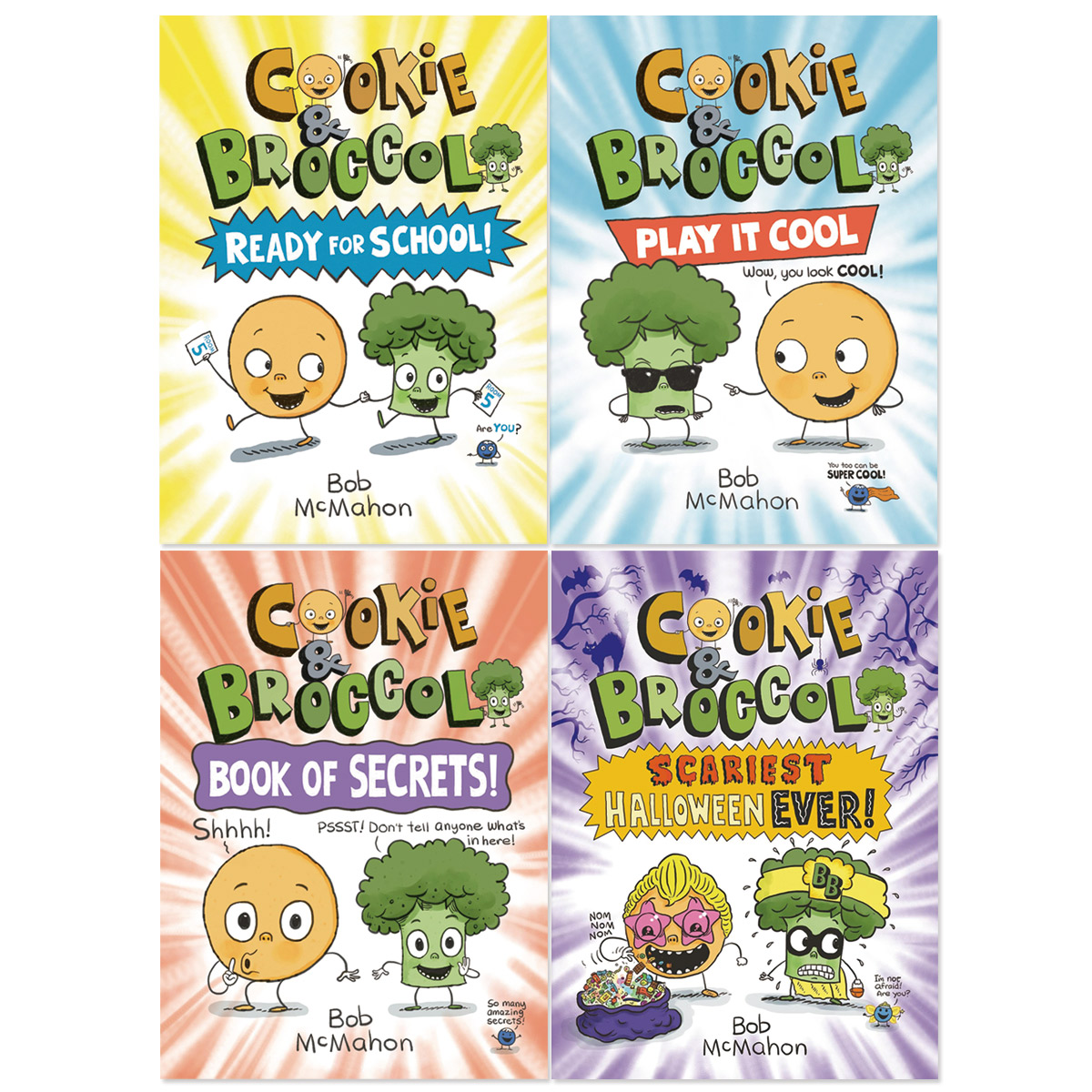 Cookie & Broccoli 그래픽노블 4종 (Paperback)