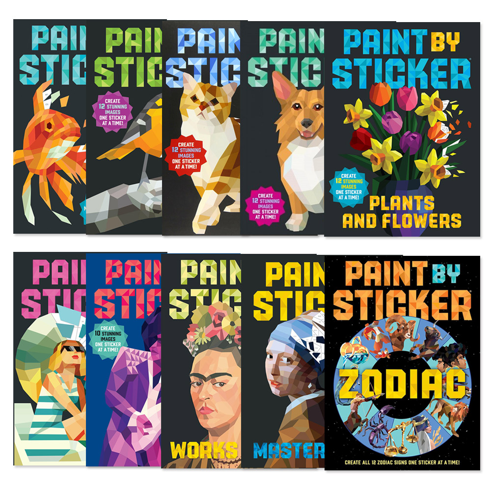 ★사은품(텀블러)★ Paint by Sticker 스티커로 색칠하기 10종 (Paperback)