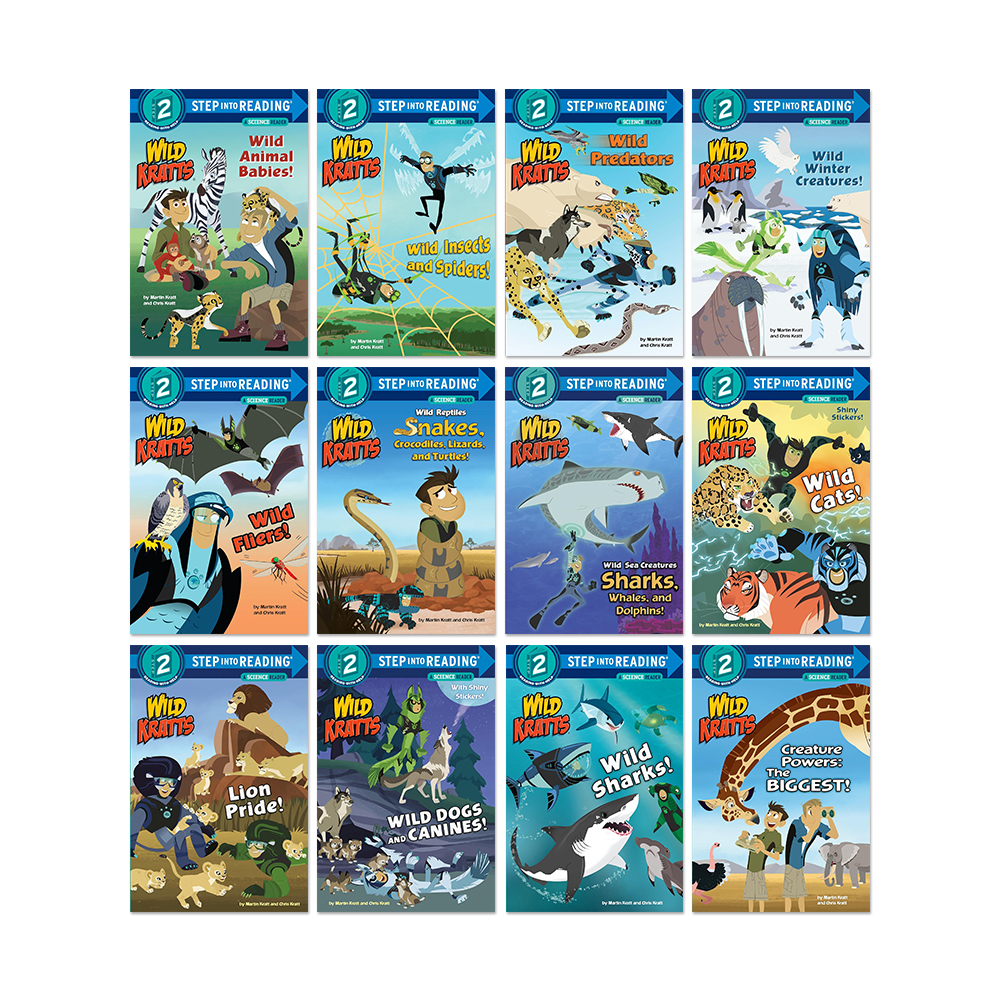 ★사은품(클리포드 노트)★ Step into Reading(Step2): Wild Kratts 12종 (Paperback)