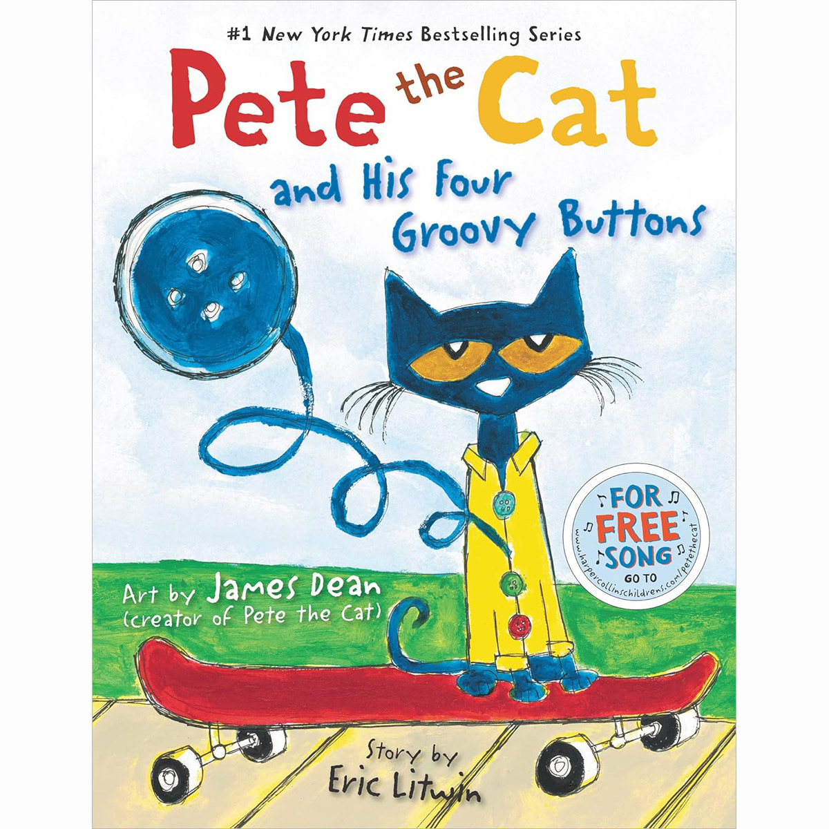 Pete the Cat and his Four Groovy Buttons (Paperback, 영국판)