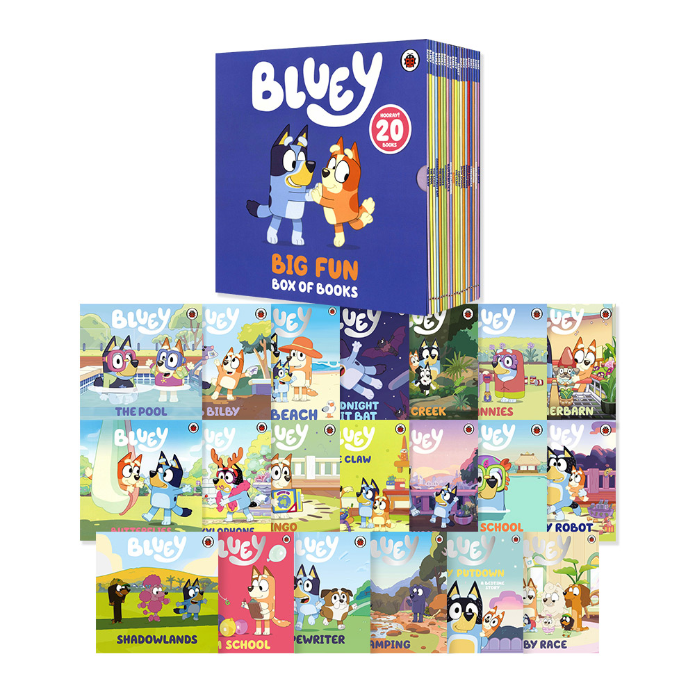 ★사은품(보조가방)★블루이 Bluey 20 books slipcase UK edition (P)