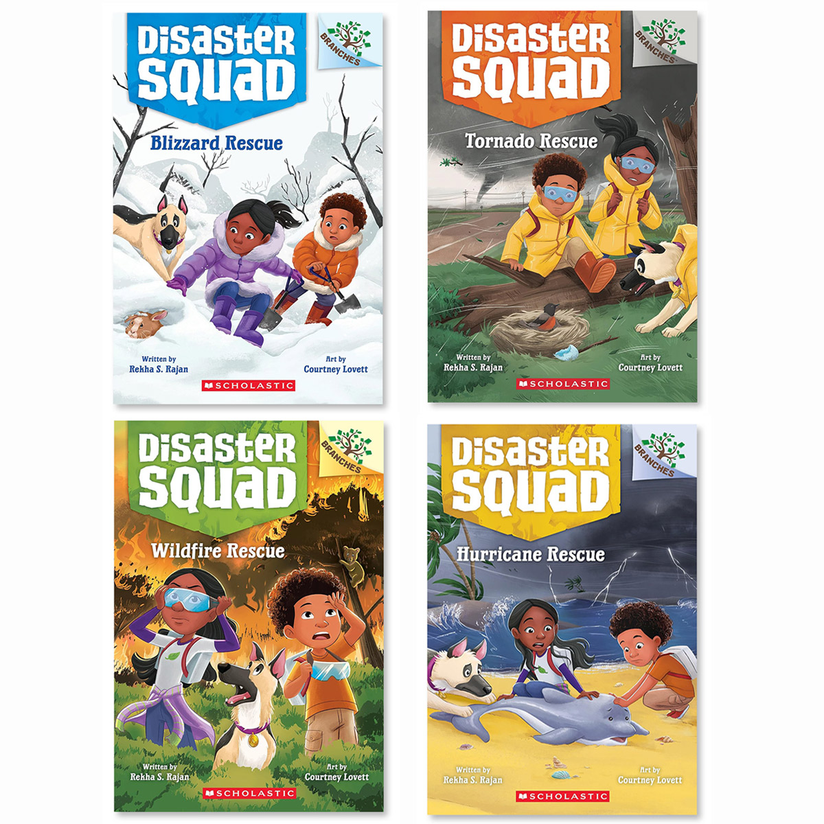Disaster Squad #1~4 세트 (A Branches Book)