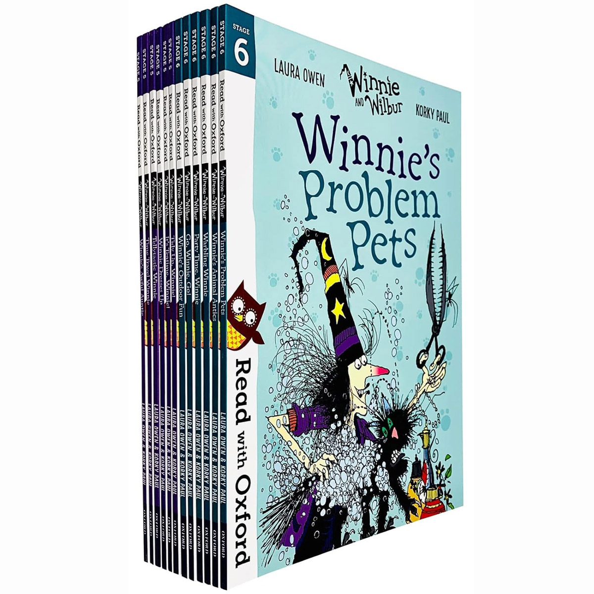 위니와 윌버 Read With Oxford: Winnie And Wilbur 12 Books Collection Set (Level Stage 5,6)