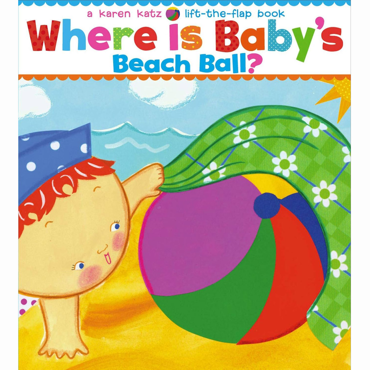 캐런 카츠 플랩북 Where Is Baby's Beach Ball? (Board book)