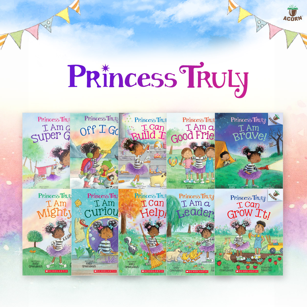 Princess Truly #1~10 set (An Acorn Book)