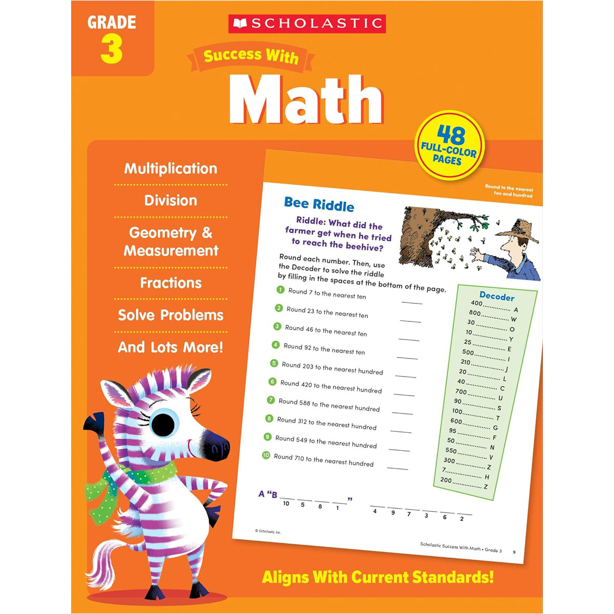 Success With Math Grade 3 WorkBook (New)