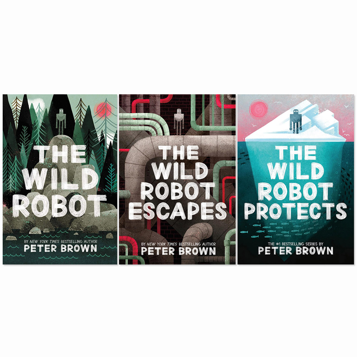 [영화 원작] 와일드 로봇 The Wild Robot: Volume 1~3 (Paperback, 미국판)