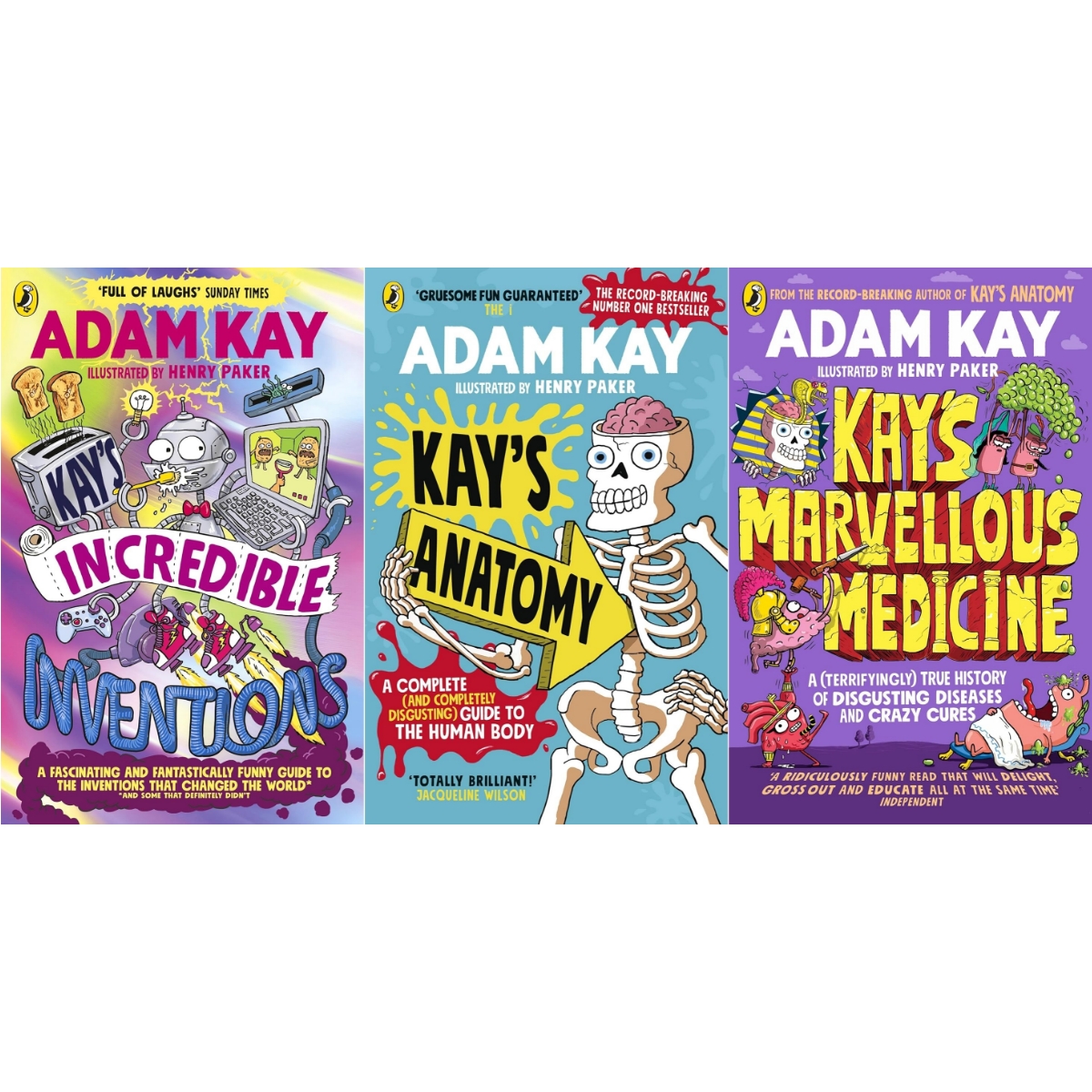 닥터 K 시리즈 3종 (의학 미스터리/해부학 실험실/발명왕)