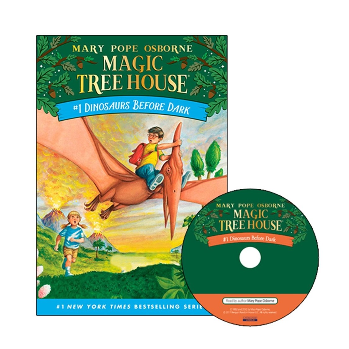 Magic Tree House #1 Dinosaurs Before Dark (Paperback+Audio CD)