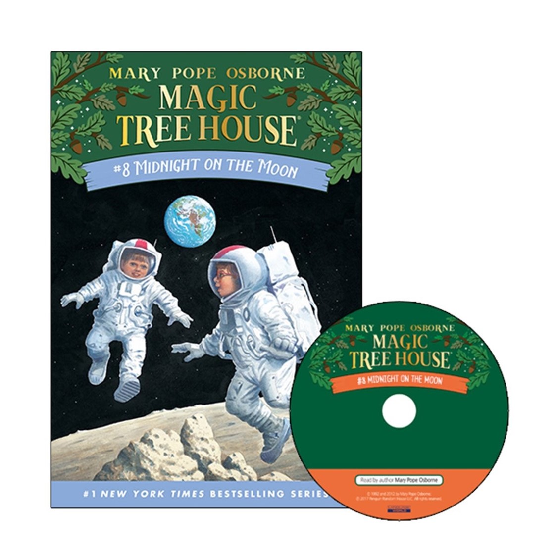 Magic Tree House #8 Midnight On The Moon (Paperback+Audio CD)