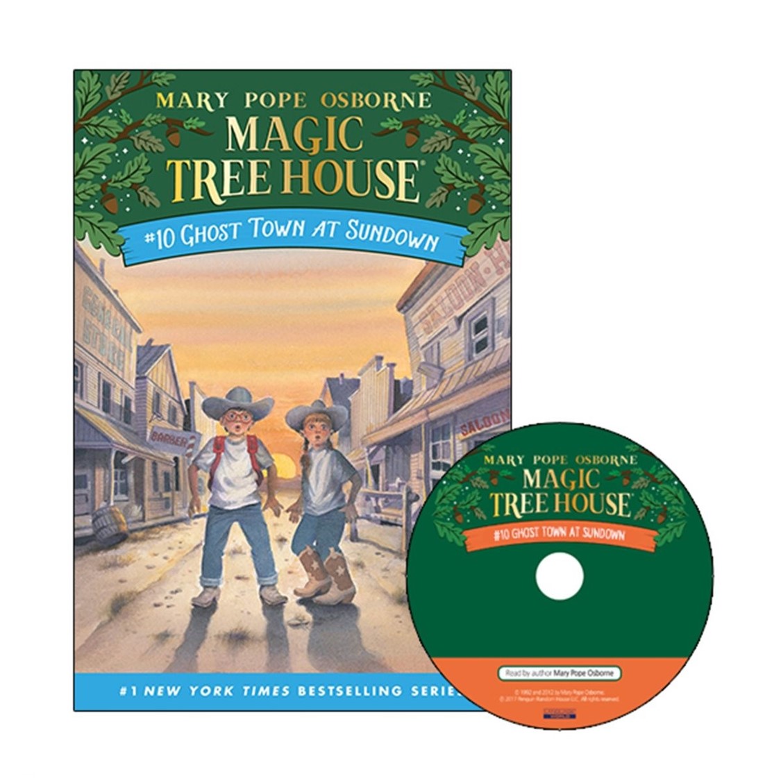 Magic Tree House #10 Ghost Town At Sundown (Paperback+Audio CD)