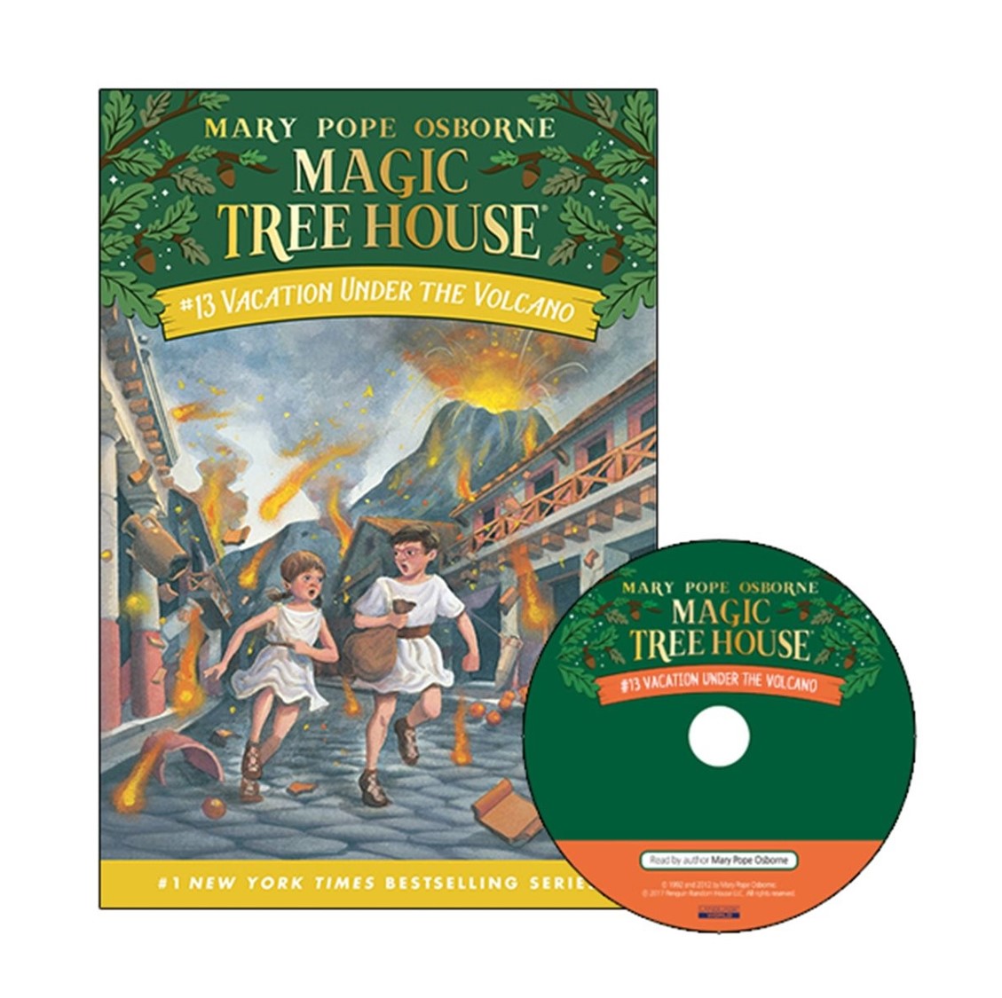 Magic Tree House #13 Vacation Under The Volcano (Paperback+Audio CD)