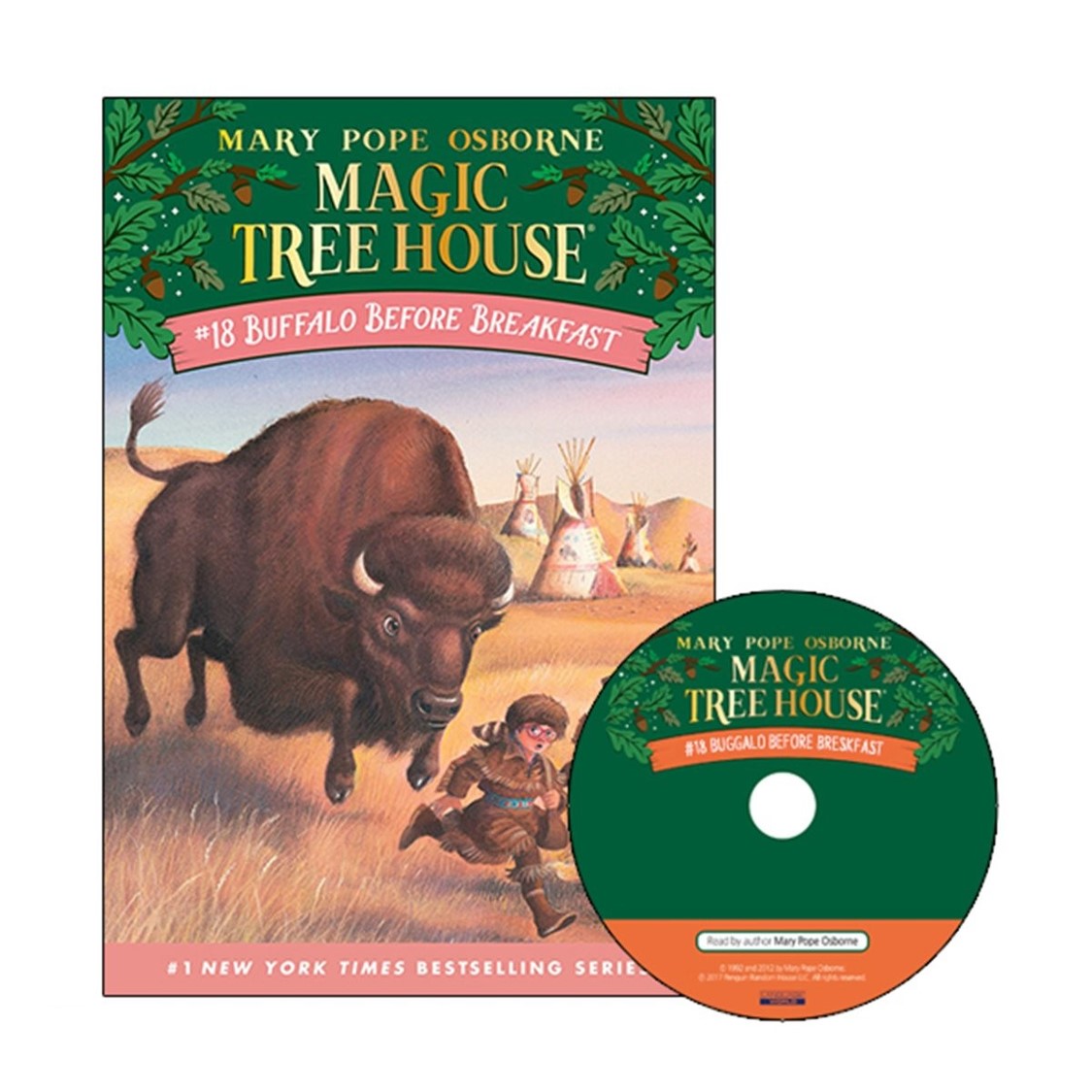 Magic Tree House #18 Buffalo Before Breakfast (Paperback+Audio CD)