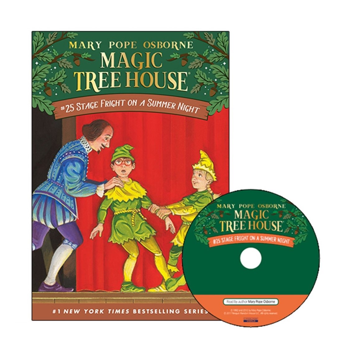 Magic Tree House #25 Stage Fright in A Summer Night (Paperback+Audio CD)